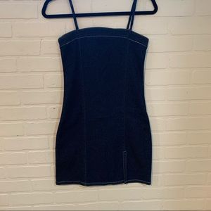 Vintage Denim Mini Dress